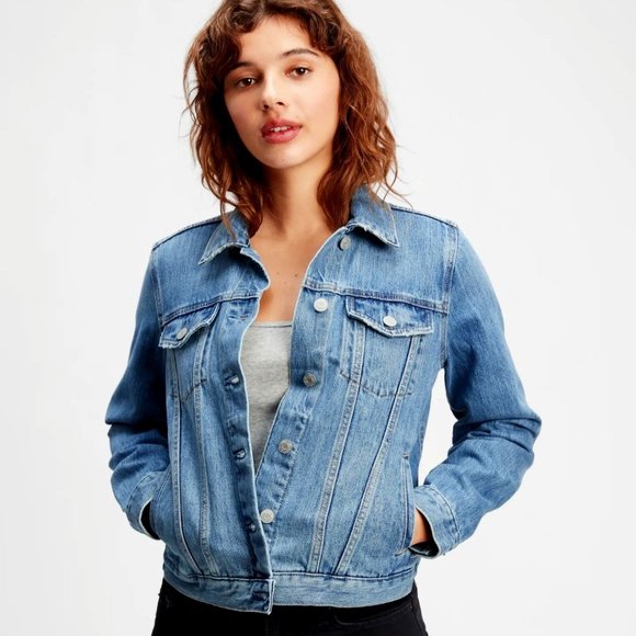 Denim Jean Jacket GAP SMALL PETITE - Picture 6 of 7